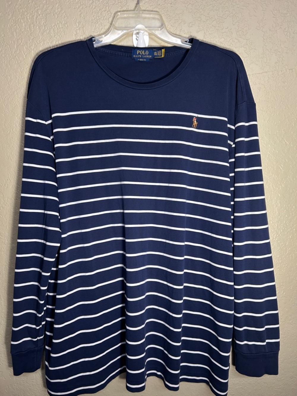 POLO RALPH LAUREN French Sailor Nautical Sailing Polo Beach Resort Cruise Cotton